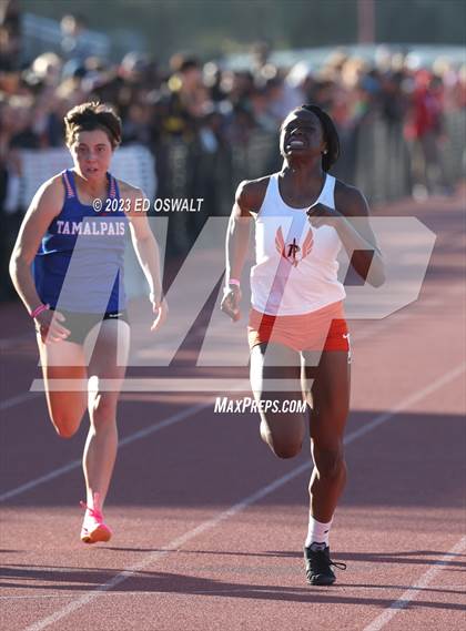 Thumbnail 3 in CIF NCS Meet of Champions (Girls 100 Meter) photogallery.