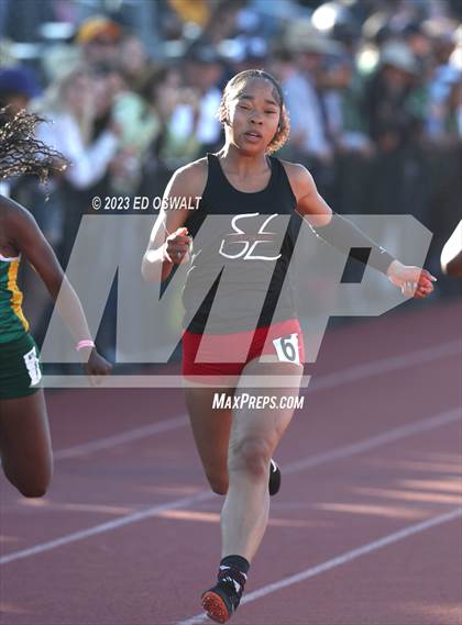 Thumbnail 3 in CIF NCS Meet of Champions (Girls 100 Meter) photogallery.