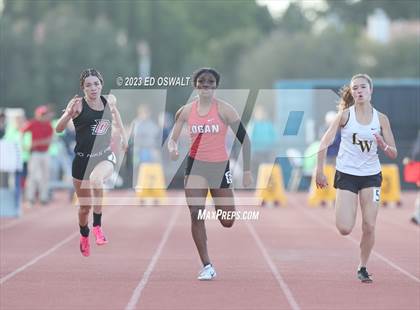 Thumbnail 1 in CIF NCS Meet of Champions (Girls 100 Meter) photogallery.