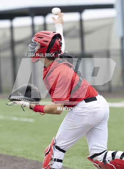 Thumbnail 1 in Lake Travis v Westwood (UIL Baseball 6A Region 4 Bi-District) photogallery.