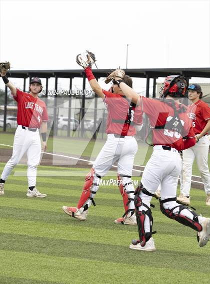 Thumbnail 3 in Lake Travis v Westwood (UIL Baseball 6A Region 4 Bi-District) photogallery.