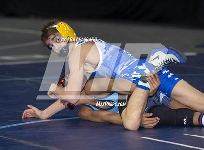 Thumbnail 1 in NYSPHSAA Wrestling Championships (Round 1) photogallery.