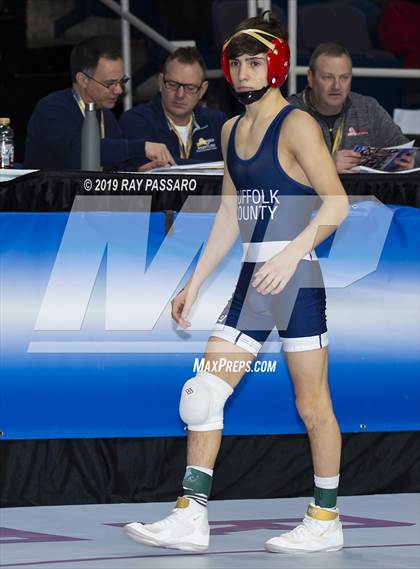 Thumbnail 1 in NYSPHSAA Wrestling Championships (Round 1) photogallery.