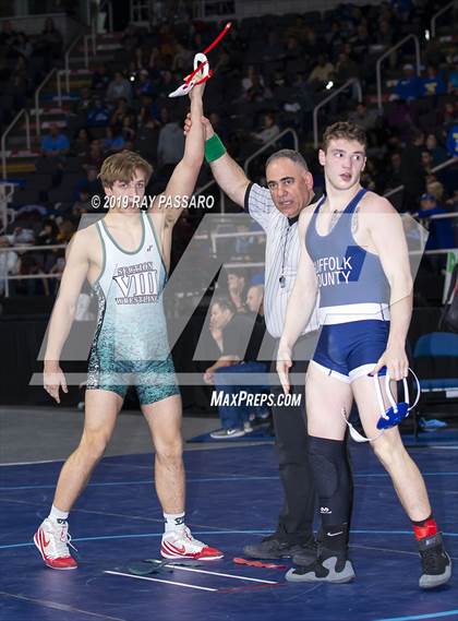 Thumbnail 1 in NYSPHSAA Wrestling Championships (Round 1) photogallery.