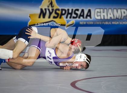 Thumbnail 1 in NYSPHSAA Wrestling Championships (Round 1) photogallery.