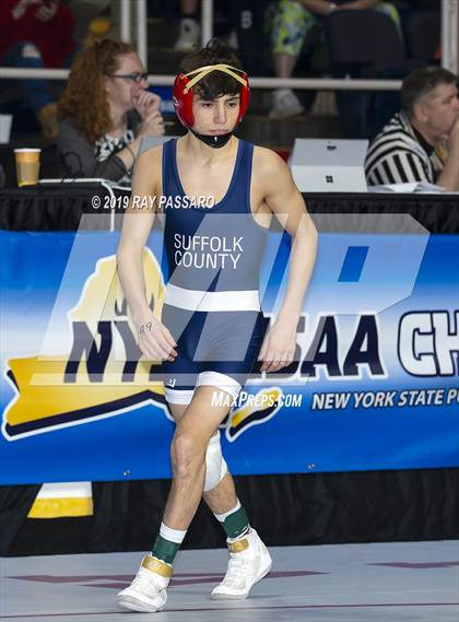 Thumbnail 2 in NYSPHSAA Wrestling Championships (Round 1) photogallery.