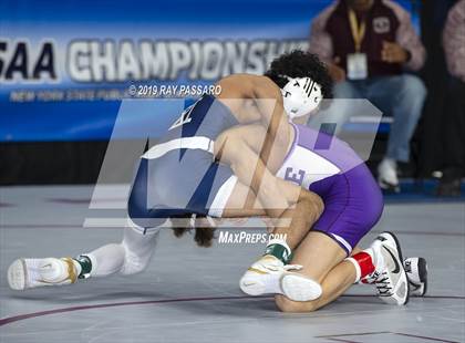 Thumbnail 1 in NYSPHSAA Wrestling Championships (Round 1) photogallery.