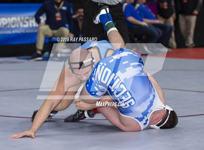 Thumbnail 1 in NYSPHSAA Wrestling Championships (Round 1) photogallery.
