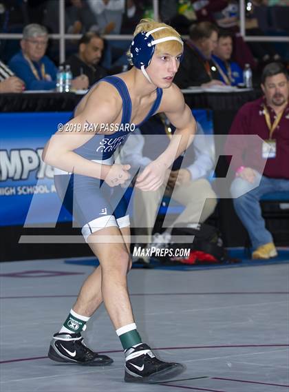 Thumbnail 1 in NYSPHSAA Wrestling Championships (Round 1) photogallery.
