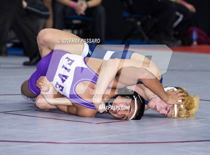 Thumbnail 1 in NYSPHSAA Wrestling Championships (Round 1) photogallery.