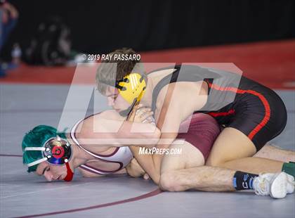 Thumbnail 1 in NYSPHSAA Wrestling Championships (Round 1) photogallery.