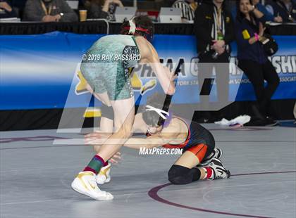 Thumbnail 1 in NYSPHSAA Wrestling Championships (Round 1) photogallery.