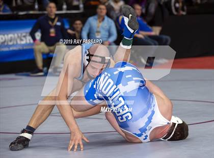 Thumbnail 2 in NYSPHSAA Wrestling Championships (Round 1) photogallery.