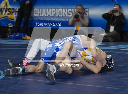 Thumbnail 1 in NYSPHSAA Wrestling Championships (Round 1) photogallery.