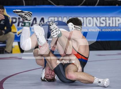Thumbnail 1 in NYSPHSAA Wrestling Championships (Round 1) photogallery.