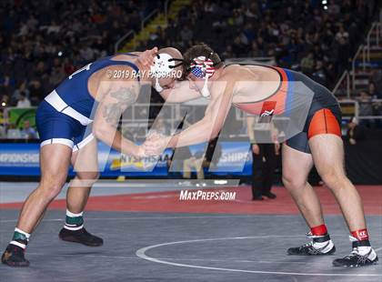 Thumbnail 1 in NYSPHSAA Wrestling Championships (Round 1) photogallery.