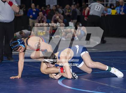 Thumbnail 1 in NYSPHSAA Wrestling Championships (Round 1) photogallery.