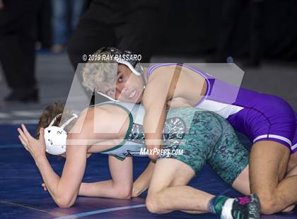 Thumbnail 1 in NYSPHSAA Wrestling Championships (Round 1) photogallery.