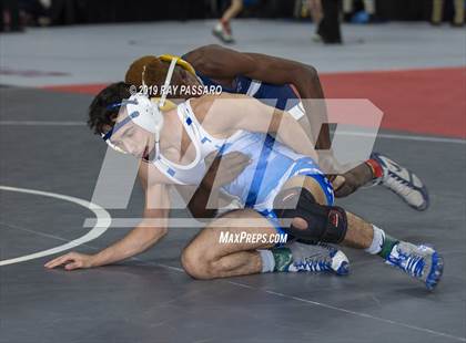 Thumbnail 1 in NYSPHSAA Wrestling Championships (Round 1) photogallery.