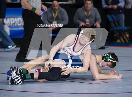 Thumbnail 1 in NYSPHSAA Wrestling Championships (Round 1) photogallery.