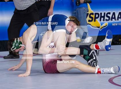 Thumbnail 1 in NYSPHSAA Wrestling Championships (Round 1) photogallery.