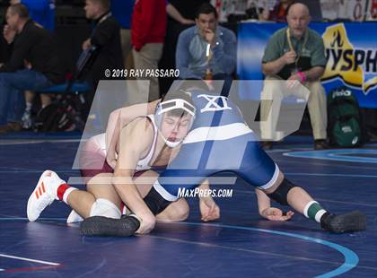 Thumbnail 1 in NYSPHSAA Wrestling Championships (Round 1) photogallery.