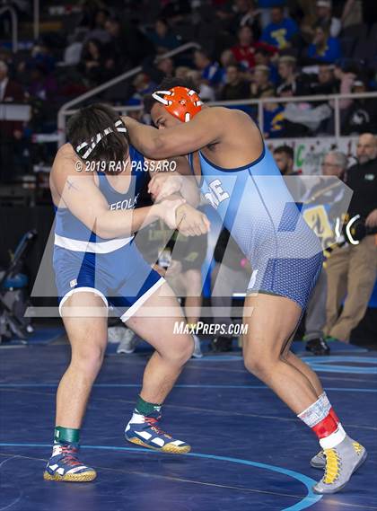 Thumbnail 1 in NYSPHSAA Wrestling Championships (Round 1) photogallery.