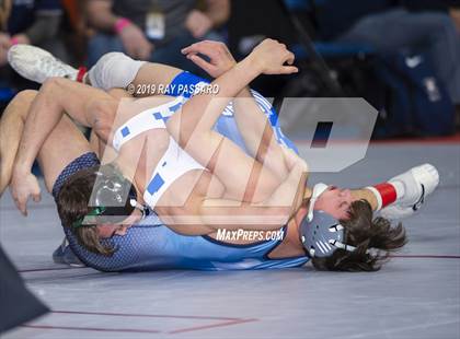 Thumbnail 1 in NYSPHSAA Wrestling Championships (Round 1) photogallery.
