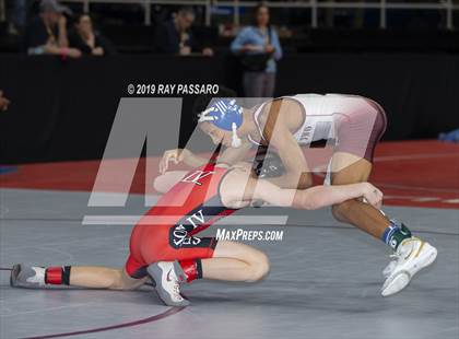 Thumbnail 1 in NYSPHSAA Wrestling Championships (Round 1) photogallery.