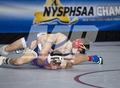 Thumbnail 2 in NYSPHSAA Wrestling Championships (Round 1) photogallery.