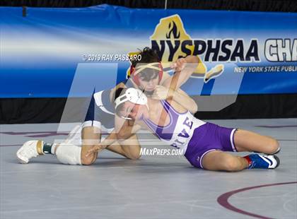 Thumbnail 2 in NYSPHSAA Wrestling Championships (Round 1) photogallery.