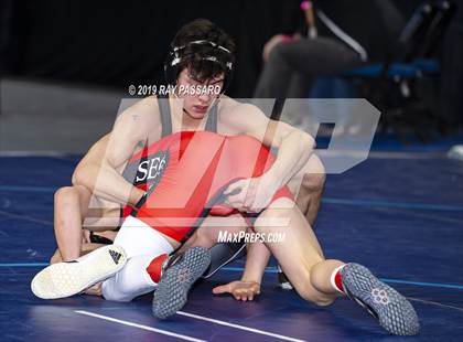 Thumbnail 1 in NYSPHSAA Wrestling Championships (Round 1) photogallery.