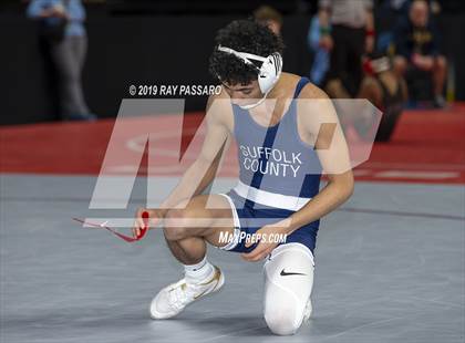 Thumbnail 1 in NYSPHSAA Wrestling Championships (Round 1) photogallery.