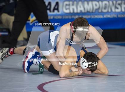 Thumbnail 1 in NYSPHSAA Wrestling Championships (Round 1) photogallery.