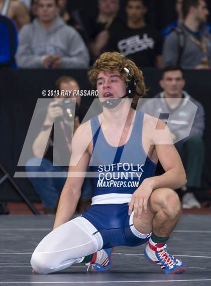 Thumbnail 1 in NYSPHSAA Wrestling Championships (Round 1) photogallery.
