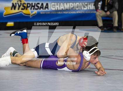 Thumbnail 3 in NYSPHSAA Wrestling Championships (Round 1) photogallery.
