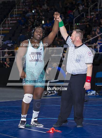 Thumbnail 1 in NYSPHSAA Wrestling Championships (Round 1) photogallery.