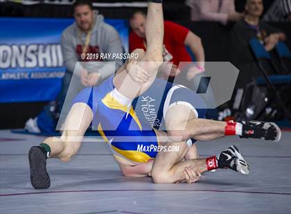 Thumbnail 1 in NYSPHSAA Wrestling Championships (Round 1) photogallery.