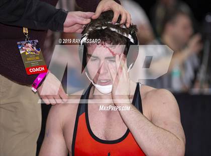 Thumbnail 1 in NYSPHSAA Wrestling Championships (Round 1) photogallery.