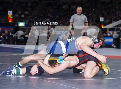 Thumbnail 1 in NYSPHSAA Wrestling Championships (Round 1) photogallery.