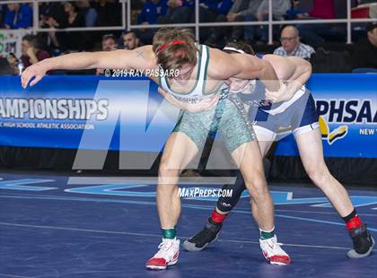 Thumbnail 1 in NYSPHSAA Wrestling Championships (Round 1) photogallery.