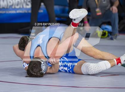 Thumbnail 1 in NYSPHSAA Wrestling Championships (Round 1) photogallery.