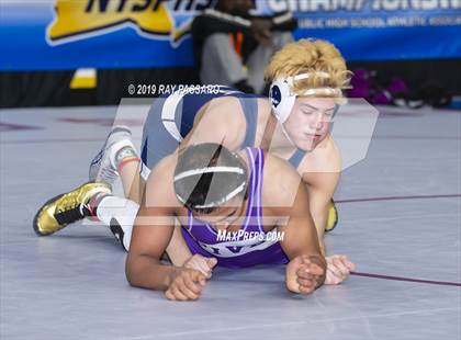 Thumbnail 1 in NYSPHSAA Wrestling Championships (Round 1) photogallery.