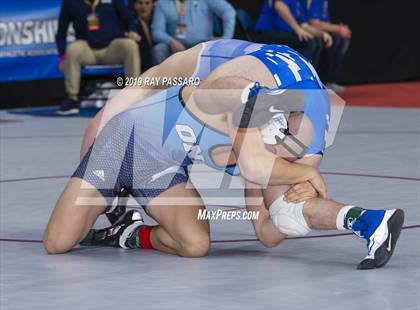 Thumbnail 1 in NYSPHSAA Wrestling Championships (Round 1) photogallery.