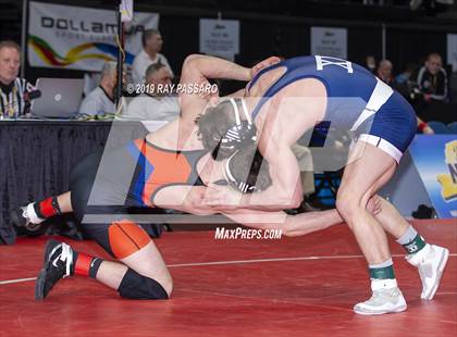 Thumbnail 1 in NYSPHSAA Wrestling Championships (Round 1) photogallery.