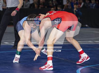 Thumbnail 1 in NYSPHSAA Wrestling Championships (Round 1) photogallery.