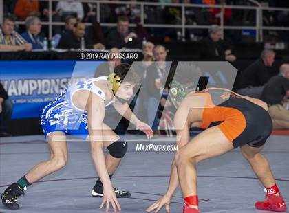 Thumbnail 1 in NYSPHSAA Wrestling Championships (Round 1) photogallery.