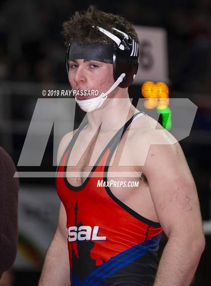 Thumbnail 1 in NYSPHSAA Wrestling Championships (Round 1) photogallery.