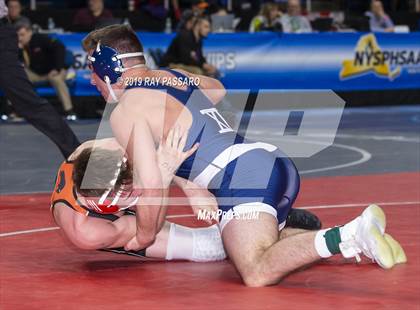 Thumbnail 1 in NYSPHSAA Wrestling Championships (Round 1) photogallery.