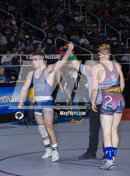 Thumbnail 3 in NYSPHSAA Wrestling Championships (Round 1) photogallery.